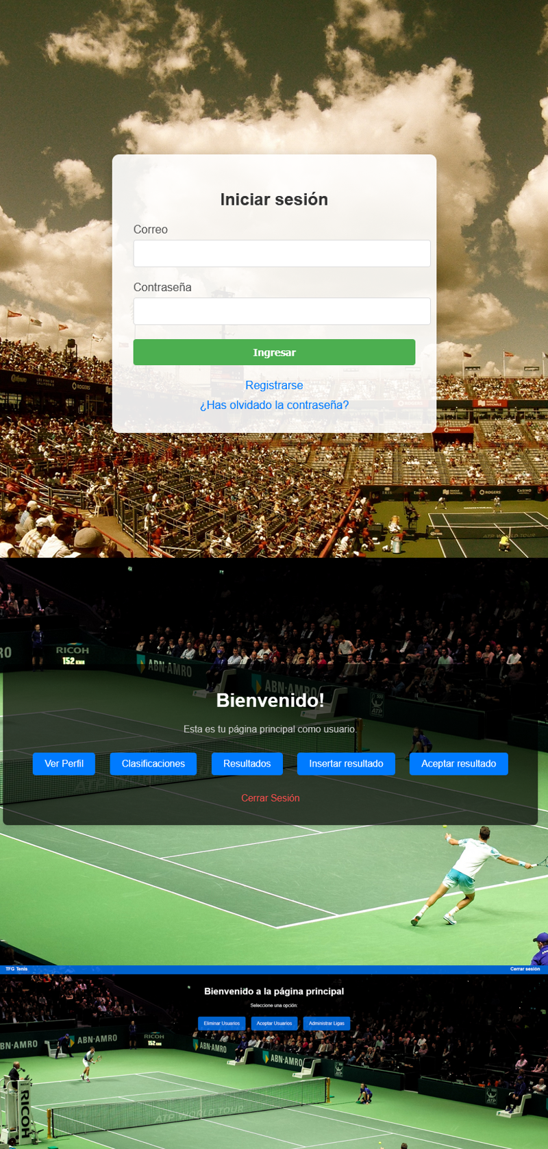 Imagen representativa del proyecto APP Tenis